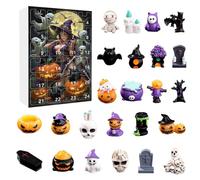 Halloween Countdown Calendar Surprise Blind Set With Toys And For Kids Holiday Countdown Advent Calendar Stopwatch Clock Large (Purple, 26x18cm)