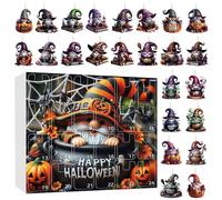Halloween Countdown,Countdown to Halloween Flat Gnome Advent | Toy Figures Holiday Planner Decor 24 Days for Girl Boy Toddler Kids Teen Adult Men Women Family Desk Classroom