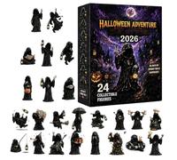 Halloween Countdown Ghost Figurines 24-Day 3D Gothic Scene Prop