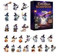 Halloween Countdown Ghost Ornament Spooky 2D Acrylic Lighted Frame Toy