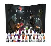 Halloween Countdown Gnome, Festive Ad vent Calendar, Plush Dwarf Decorations, Hanging Ornament Style, Holiday Display Set, 1 Set, Use for Home Shop Family Decor