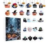 Halloween Countdown | Office Decor Party Sculptures, Scary Resin Figurines 24 Days for Office, Party, Home, Shelf, Window Sill Coat