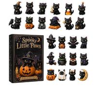 Halloween Countdown Ornament Calendar Cute 2D Flat Fall Keepsake | Count Down To Halloween Acrylic Ornaments for Homeowners Collectors Adults Kids Tree Window Wall