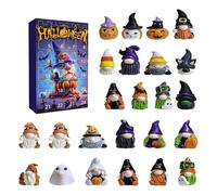 Halloween Countdown Toy - 2025 Countdown Calendar Gnome Figure Doll,Adorable Halloween Figure Doll for Shelf Desk Bedroom Living Room Display