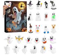 Halloween Countdown Toy,24 Days Gnome Figurine Countdown Calendar for Child | Halloween Figurine Doll, Desktop Ornament for Husband Men Son Girls Daughter Wife Youth