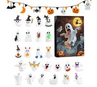 Halloween Countdown Toy - 24 Days Gnome Figurine Countdown Calendar for Child - Halloween Figurine Doll, Home Decoration for Wife Husband Women Teens Boys
