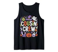 Halloween Cousin Crew Boo Pumpkin for Kid Girl Boy Toddler Tank Top