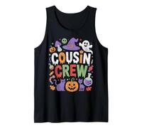 Halloween Cousin Crew Boo Pumpkin for Kid Girl Boy Toddler Tank Top