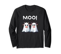 Halloween Cows Kawaii Kids Womens Mens Long Sleeve T-Shirt