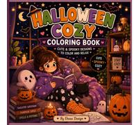 Halloween Cozy Coloring Book: Cute & Spooky Coloring Pages for Adults and Teens Featuring Pumpkins, Cozy Homes, Autumn Nights, Ghosts, Cats, and Fall ... Scenes for Stress Relief and Creative Fun