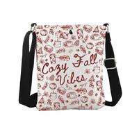 Halloween Cozy Fall Vibes Crossbody Bag Halloween Pumpkin Gift Fall Reading Gift Fall Season Gift (Cozy CB EU)