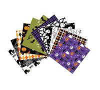 Halloween Craft Paper - Vintage Pattern Sheets, Decorative Journal Set | 12 Single-Sided Designs With Classic Spooky Themes For Scrapbooking, Cardmaking, Halloween Art Projects, Paper Craft Use