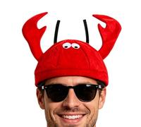 Halloween Crayfish Costume Hat 3D Cute Headwear with Antennaes