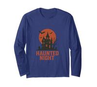 Halloween Creep Grave with Bone Without Costume Long Sleeve T-Shirt