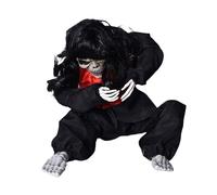 Halloween Creepy Animated Motion Prop Crying Novelty Funny Toy Interactive Halloween Prank Gadget for Kids Adults Cool Scary Decoration (B, One Size)
