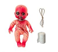 Halloween Creepy Dolls, Blood Dolls, Hanging Ghost Haunted with Rope for Outdoor Indoor Garden Home Decor Party Gifts