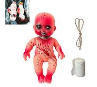 Halloween Creepy Dolls, Zombie Haunted Dolls,Hanging Ghost Haunted with Rope for Outdoor Indoor Garden Home Decor Party Gifts,Halloween Scary Horror Decoration Props (boy)