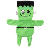 Halloween Crinkle Flatties - Designed For Endless Tail-wagging Excitement, This Dog Toy Makes Crinkly Sounds That Amplifies The Fun And Keeps Your Pup Engaged And Entertained (Frankenstein)