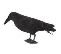 Halloween Crow | Fake Crow Flocking Vocal | Decorative Halloween Prop Scaring Bird Tool, Black Crows Bird for Halloweens Party Prop Indoor Outdoor Home Garden Decoration Model