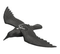 Halloween Crows Realistic Plastic Crow Ravens Ornament 3d Plastic Animals Figures Home Garden Decoration Crow Bird Model