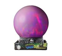 Halloween Crystal Ball, Decorative Glass Spheres, 3D Light Up Crystal Ball with Colorful Lighting Multicolor Lamp with Brightness, Adjustment with LED Lights Base, Party Favor for Kids Boys Fathers