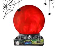 Halloween Crystal Ball - Glowing Multicolor Lamp with Horror Visual Effects | Abs Spooky Table Prop for Kids Room, Living Room, Bedroom, Cafe, Party, Holiday, Haunted House, Seasonal Decor