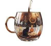 Halloween Cup | Halloween Mug - Painted Pattern Modern Coffee Mug for Youth Child Workplace Milk Party Travel Hot Water Adult Beverage Home Bar