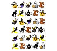 Halloween Cupcake toppers Edible Rice Fairy Wafer Paper Cake Decorations Halloween Party