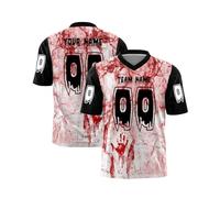Halloween Custom American Football Jersey Stitched or Print Personalized Baseball Shirts Name Number Sports Fans for Men Women Youth