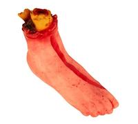 Halloween Cut Off Severed Foot Prop Scary Fancy Dress Horror Decoration