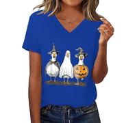 Halloween Cute Duck Ghost Shirt Farmer Duck Lover Tee Ducks Ghost T-Shirts