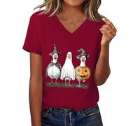 Halloween Cute Duck Ghost Shirt Farmer Duck Lover Tee Ducks Ghost T-Shirts
