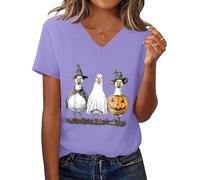 Halloween Cute Duck Ghost Shirt Farmer Duck Lover Tee Ducks Ghost T-Shirts