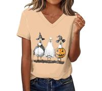 Halloween Cute Duck Ghost Shirt Farmer Duck Lover Tee Ducks Ghost T-Shirts