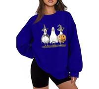 Halloween Cute Duck Ghost Sweatshirt Farmer Duck Lover Shirts Ducks Ghost Hoodie