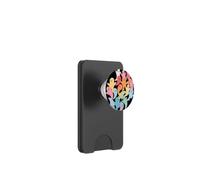 Halloween Cute Ghost Multicolor Rainbow Minimalist Pattern PopSockets PopWallet for MagSafe