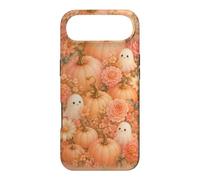 Halloween Cute Ghost Peach Pumpkin Flower Watercolor Fall Case for iPhone Air