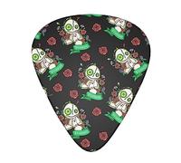 Halloween Cute Gothic Voodoo Doll Guitar pick Luxury Guitar Picks with Different Sizes Contain Thin, Medium & Thick Gauges for Acoustic and Electric Guitar