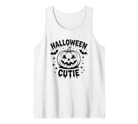 Halloween Cutie Pumpkin Smiling Face Tank Top