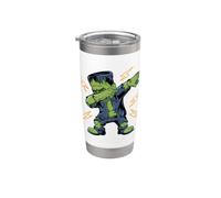 Halloween Dabbing Monster Frankenstein Stainless Steel Insulated Tumbler