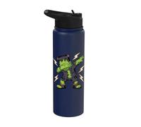 Halloween Dabbing Monster Frankenstein Stainless Steel Insulated Water Bottle