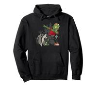 Halloween Dabbing Zombie Brain Funny Boys Men Dab Dance Pullover Hoodie