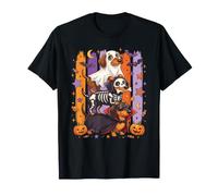 Halloween Dachshund Dog Costume Spooky Kids Women T-Shirt