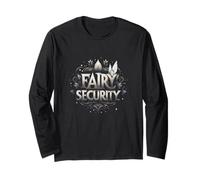 Halloween Dad Mom Daughter Adult Costume Fairy Security Long Sleeve T-Shirt