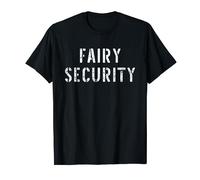Halloween Dad Mom Daughter Adult Costume Fairy Security T-Shirt