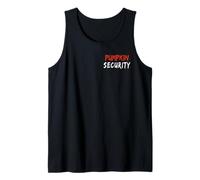 Halloween Dad Mom Kid Toddler Pumpkin Security Adult Costume Tank Top