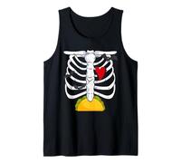 Halloween Dad Skeleton Taco Belly Funny Pregnancy Couple Men Tank Top
