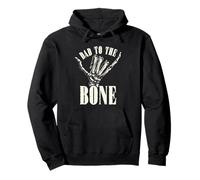 Halloween Dad To The Bone Skeleton Hand Father's Day Pullover Hoodie