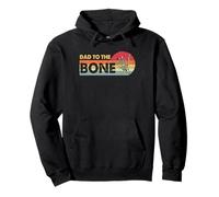 Halloween Dad To The Bone Skeleton Hand Father's Day Pullover Hoodie