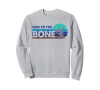 Halloween Dad To The Bone Skeleton Hand Father's Day Sweatshirt